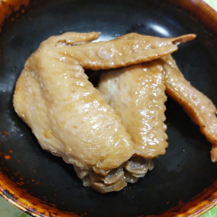 圧力鍋で♪手羽先の甘辛煮